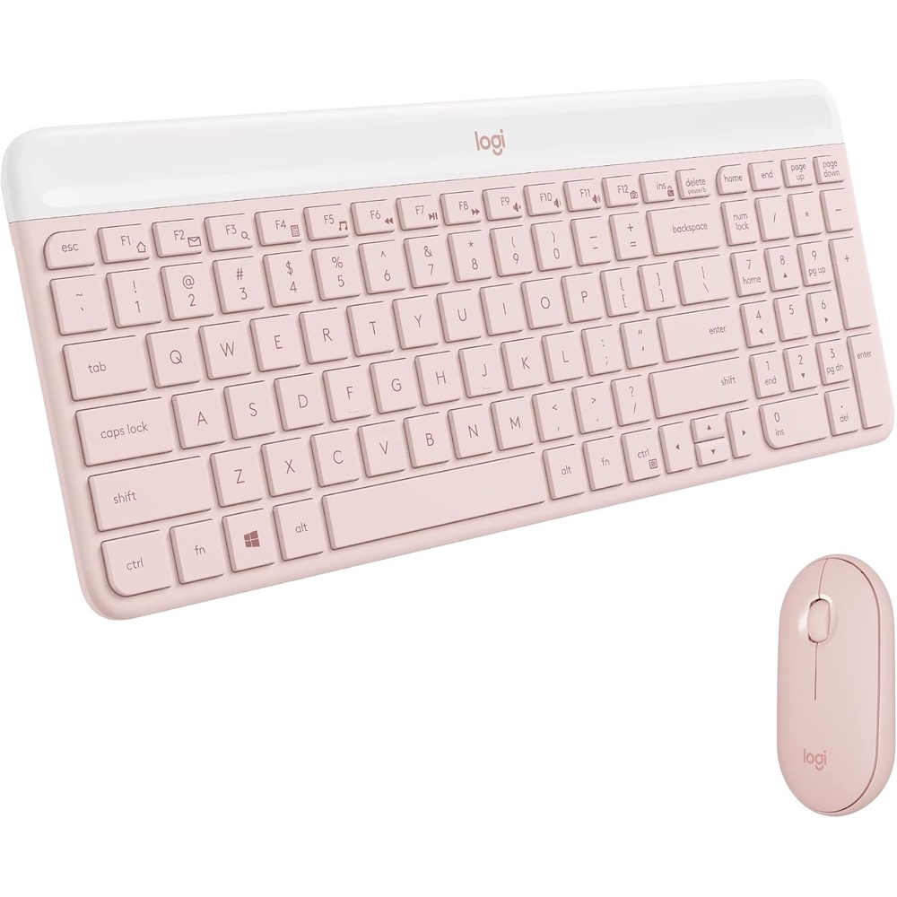 Logitech MK470 Slim Wireless Combo Compact Keyboard and Mouse ...
